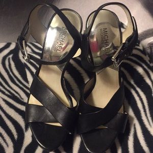 Michael Michael Kors Strappy Sexy Black Stilettos